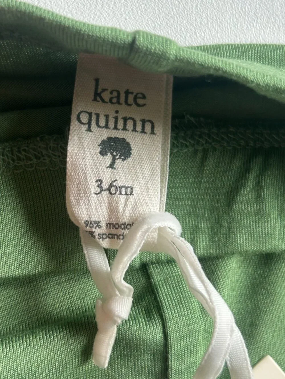 NWT Kate Quinn Baby Outfit Set 3-6M Sweet Pea Tank Green Fern Leggings
